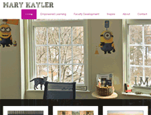 Tablet Screenshot of marykayler.com